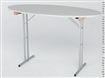 X-TRA Stehtisch Oval - grau -